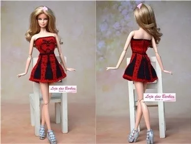 Vestido De Croch Para Boneca Barbie - MercadoLivre Brasil