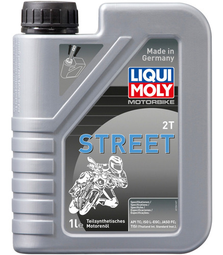 Aceite Motor Liqui Moly Motorbike 2t Street Semisintético 1l