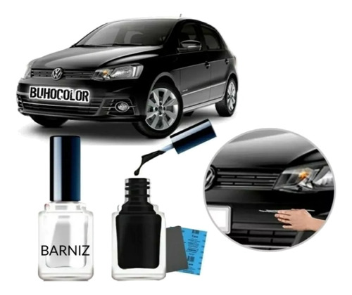 Tinta Retoque Negro Ford Ecosport Universal + Barniz