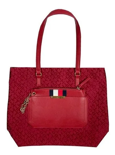 Cartera tommy hilfiger roja hotsell