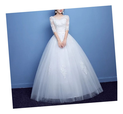 Vestido De Novia Princesa Blanco Nuevo Envío Gratis
