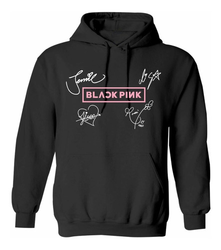 Sudadera Mod Blackpink Firmas Jennie Lisa Jisoo Rosé Kpop