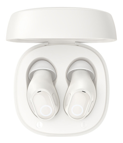 Auriculares inalámbricos Baseus Bowie Wm02 Tws Bluetooth 5.3 con batería de 25 horas, color blanco