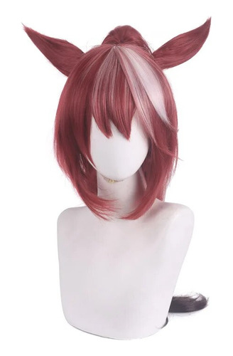 Peluca De Cosplay Pretty Derby De Tokai Teio, 65 Cm, Estilo