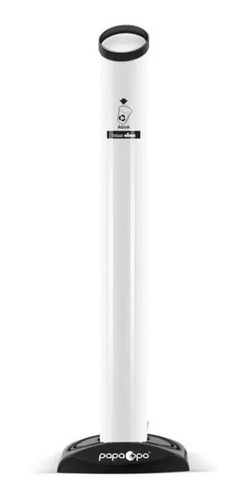 Lixeira Copo Descartável Dispenser Tubo Com Base Compacto
