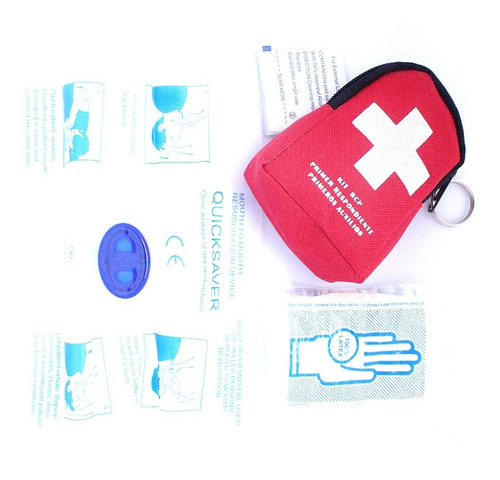 100 Kits Mascarillas Rcp Primeros Auxilios Bolsa Facturamos