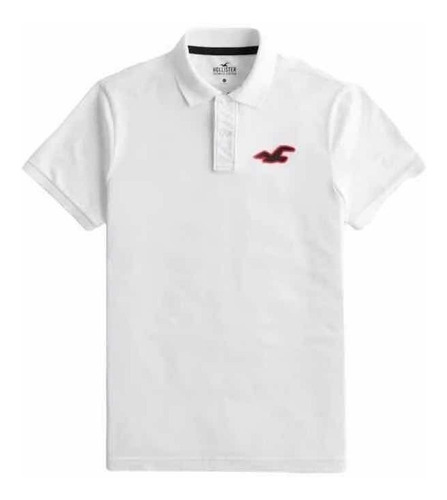 Remera Tipo Polo De Hombre Hollister Original