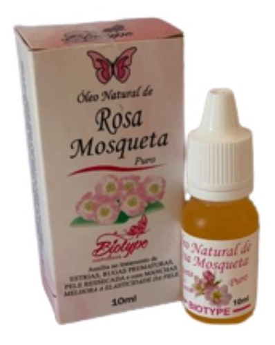  Oleo Natural Rosa Mosqueta Puro Para Cuidados Com A Pele