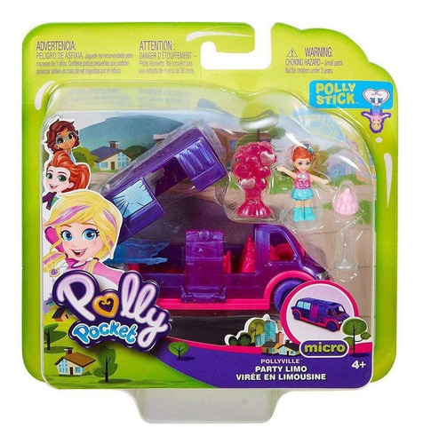 Boneca Polly Pocket Pollyville Micro Carro Ggc39 Mattel