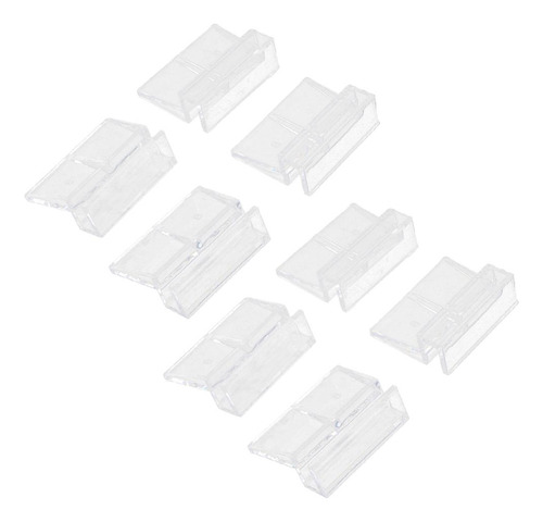 8pcs Clips De Acrílico Sujetadores Sujetadores 12 Mm