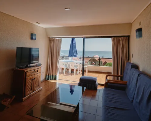 Departamento Con Hermosa Vista Al Mar En Centro De Algarrobo