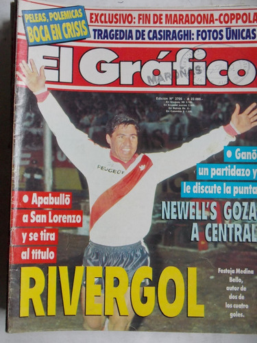 El Gráfico, N° 3705  Revista Fútbol Argentino, Cb