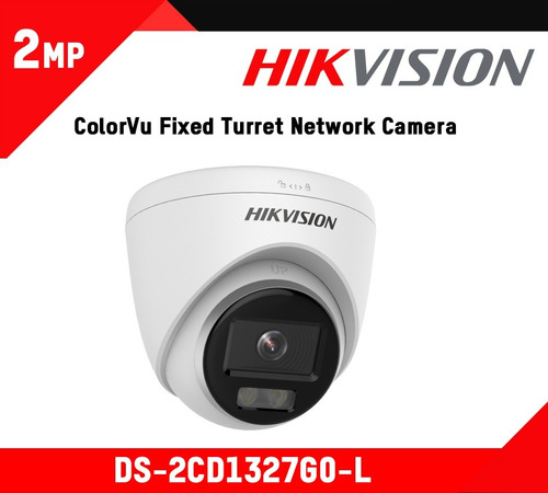 Domo Ip Hikvision Color Vu Ds-2cd1327go-l 2.8mm