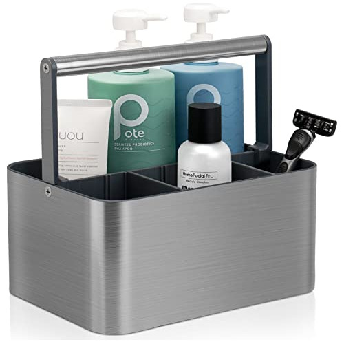 Portable Shower Caddy Basket Bin With Handle And Adjust...