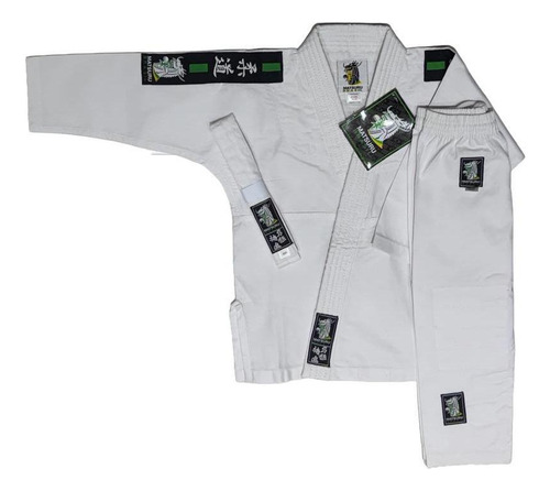 Kimono Start Infantil Judô Jiu-jitsu Karate Branco + Faixa Branco Mo/110