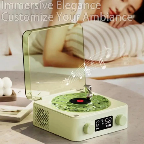 Tocadiscos De Vinilo Retro Con Bluetooth The Waves