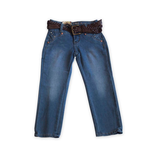 Pantalón Emmelle Jeans Niña Talla 7 Color Azul Claro