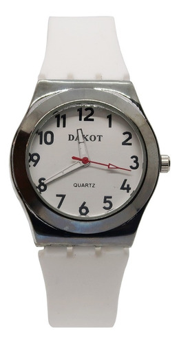 Reloj Pulsera Dama Da136 Analogico Malla Silicona Dakot 