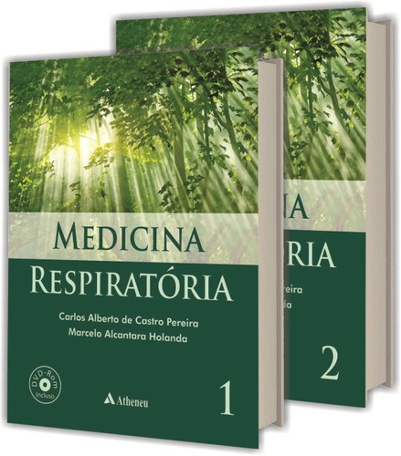 Medicina respiratória - volumes 1 e 2, de Pereira, Carlos Alberto de Castro. Editora Atheneu Ltda, capa dura em português, 2013