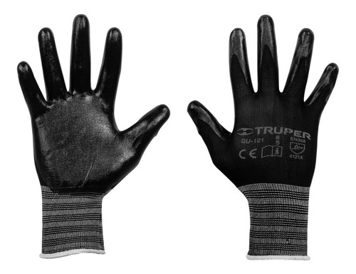 Guantes De Nylon Recubierto Con Nitrilo, Grandes - 13295