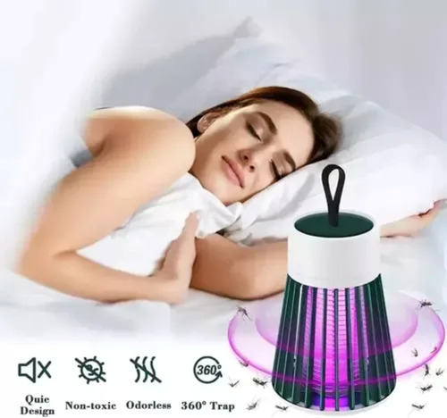 Lámpara Para Matar Mosquitos Uv Portátil Con Usb Recargable