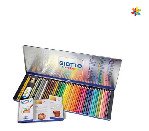Imagen 1 de 3 de Lapiz Giotto Supermina Estuche 50 Elementos Barrio Norte