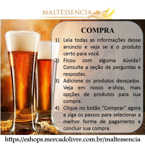 Cerveja Artesanal Honey Porter C/mel Kit Extrato 1kg 4 Kits