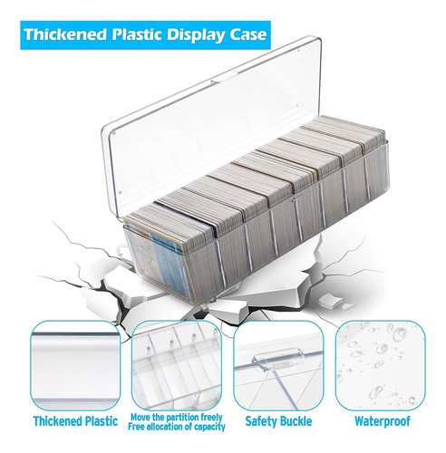 Caja De Almacenamiento De Tarjetas Coleccionables De 2 Pieza