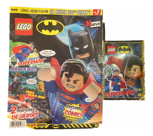Revista Lego Con Juguete De Supermán