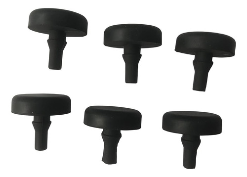Deeoruy Paquete De 12 Pedales De Interruptor De Sillicona, T