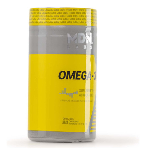 Omega-3 MDN Labs 90 Cápsulas Blandas 1000mg Sin sabor