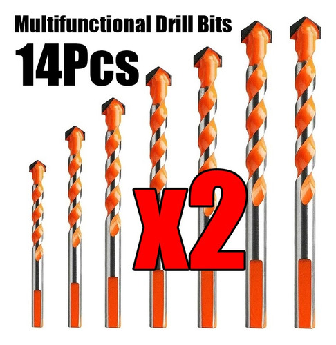 Qs1 Kit De Brocas All-diamond Multimaterial 14pcs