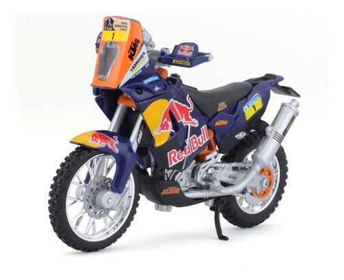 Motocicleta A Escala Burago Ktm 450 Rally (dakar Rally) 1:18