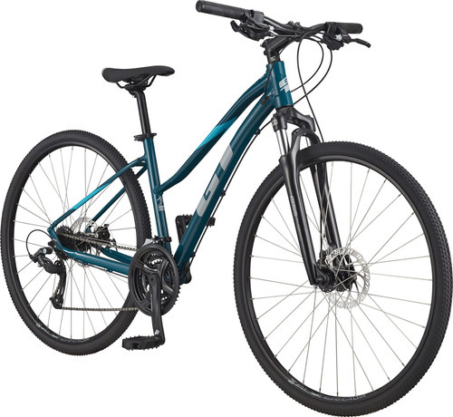 Bicicleta Urbana Gt Transeo Comp R-700 Unisex Color Azul Cobalto Tamaño Del Cuadro Mediana