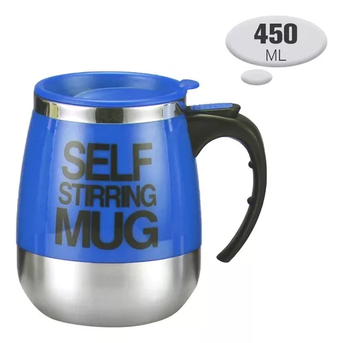 Taza Batidora Autoagitable a Pilas AAA Azul