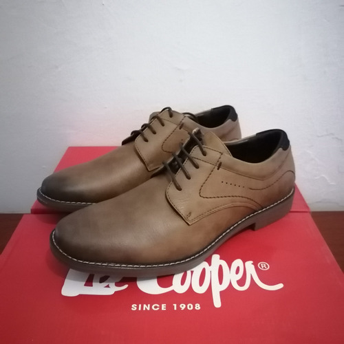 Zapatos Para Caballero Lee Cooper Color Marrón Tan Talla 41