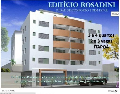 Imagem 1 de 3 de Apartamento Com 3 Quartos Para Comprar No Itapoã Em Belo Horizonte/mg - 8330