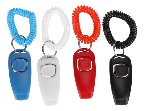 4 Piezas 2 En 1 De Clicker Y Silbato De Recuperación Para