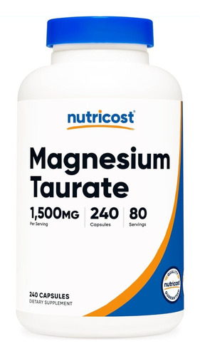 Taurato De Magnesio 1500mg Americano 