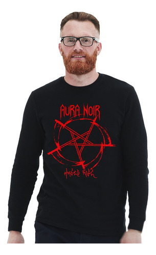 Polera Ml Aura Noir Hades Rise Metal Impresión Directa