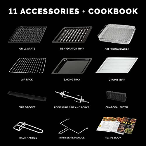Freidora De Aire Kalorik Maxx, Parrilla Para Horno, 26 Cuart