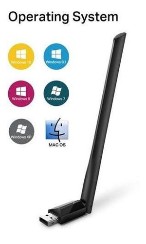 Adaptador Wifi Usb Tp-link Archer T2u Plus Ac600 Dualband