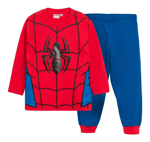  Pijama Invieno Niños Spiderman Marvel Hombre Araña