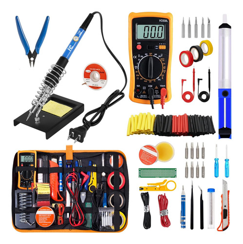 Cautin Para Soldar 30 En 1 Kit De Soldadura Electrónica 60w