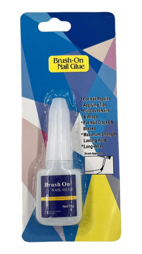 Pegamento Liquido Para Uñas Con Pincel Tips/ Nail Glue