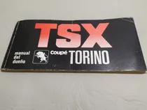 Comprar Manual Del Dueño Renault Coupé Torino Tsx (poco Uso)