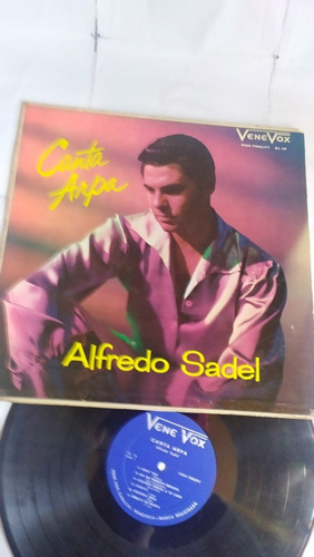 Alfredo Sadel Canta Arpa Disco De Vinil Importado Venezuela 