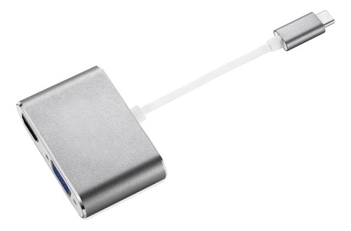 3 En 1 Mini Puerto De Visualización Dp A Hdmi Dvi Vga