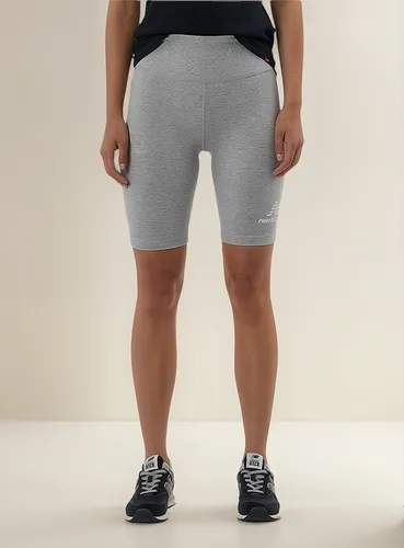 Short New Balance Essentials Para Mujer-gris Claro