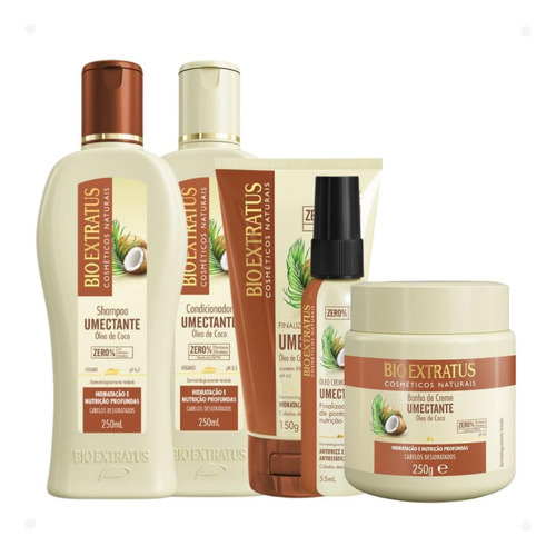 Kit Bio Extratus Umectante Óleo de Coco hidratação